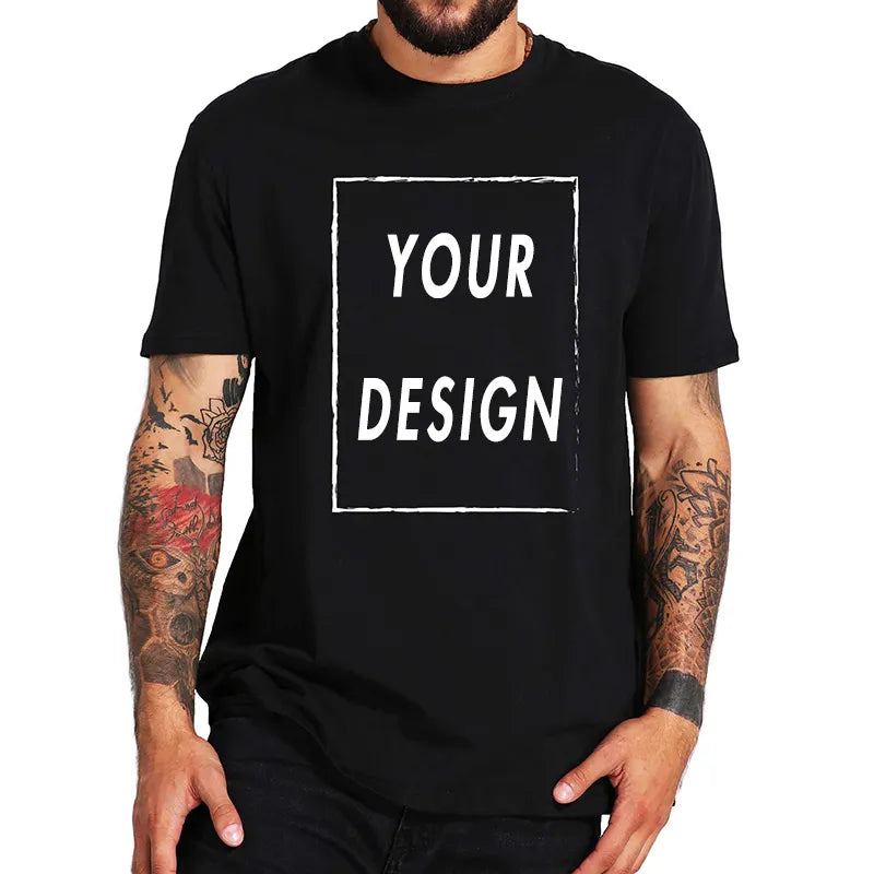 Custom 100% Cotton T-Shirt for Men: Your Canvas for Personal Expression