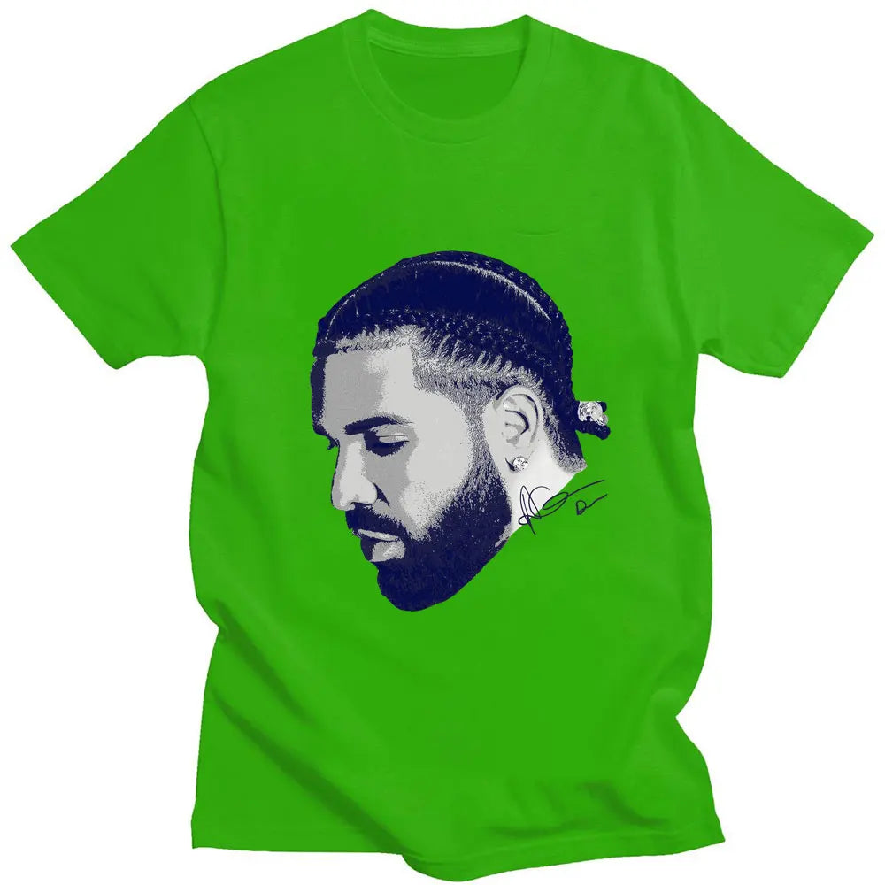 Men’s Printed Cotton-Microfiber Short Sleeve T-Shirt – Casual O-Neck, Oversized Streetwear Top