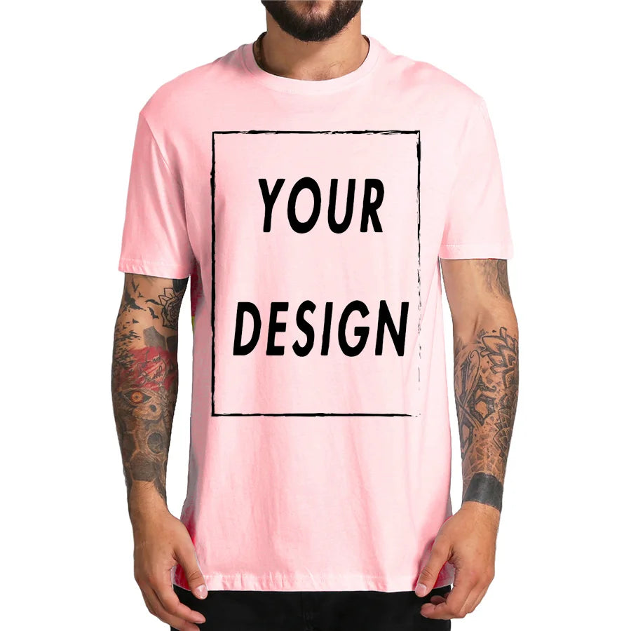 Custom 100% Cotton T-Shirt for Men: Your Canvas for Personal Expression