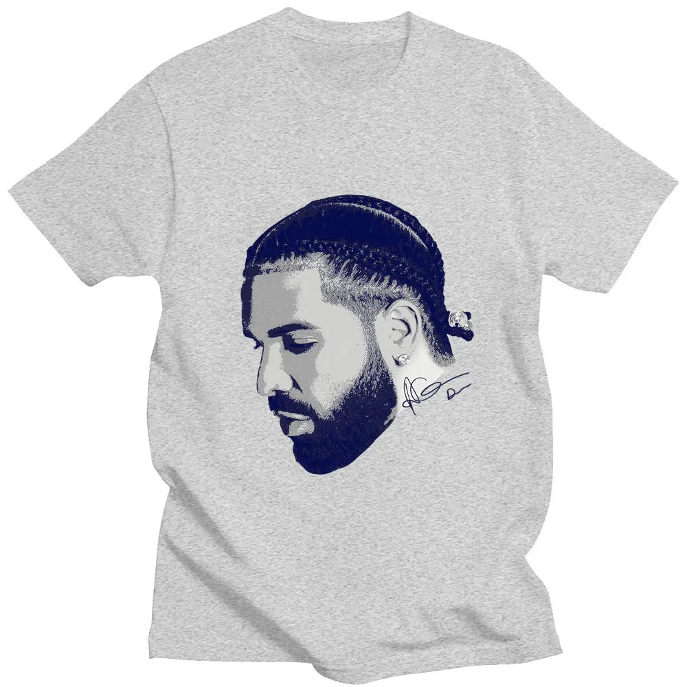 Men’s Printed Cotton-Microfiber Short Sleeve T-Shirt – Casual O-Neck, Oversized Streetwear Top