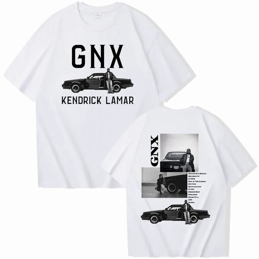 Men’s Kendrick Lamar GNX Graphic T-Shirt: Short Sleeve Hip Hop Streetwear Car Design Tee