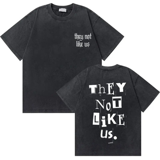 Washed Vintage Kendrick Lamar T-Shirt – Bold Hip Hop Streetwear Featuring “They Not Like Us” Design #2