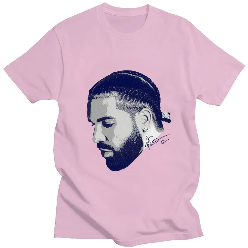 Men’s Printed Cotton-Microfiber Short Sleeve T-Shirt – Casual O-Neck, Oversized Streetwear Top