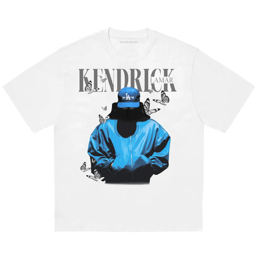 Men’s Kendrick Lamar Butterfly Graphic T-Shirt: Short Sleeve Hip Hop Streetwear Concert Tee