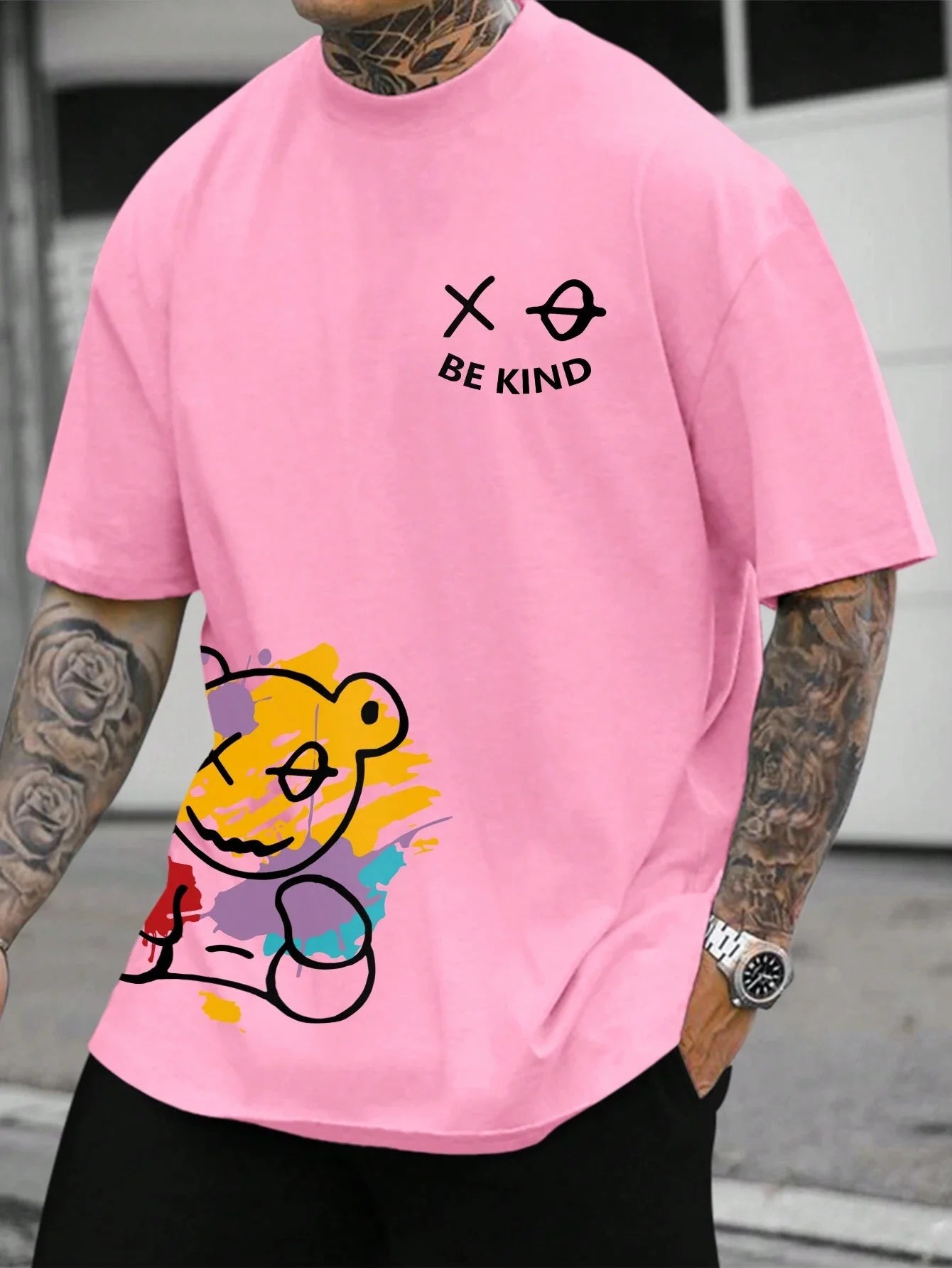 "Be Kind” Cotton Graphic T-Shirt: A Feel-Good Blend of Comfort, Positivity, and Everyday Style
