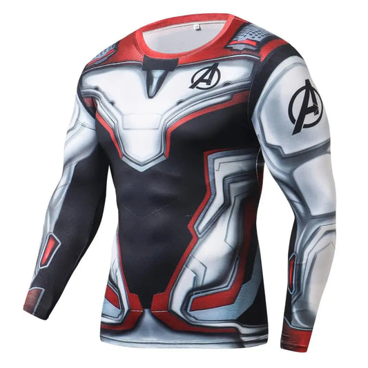 Avengers Compression Fitness Shirt: Power Up Your Workout