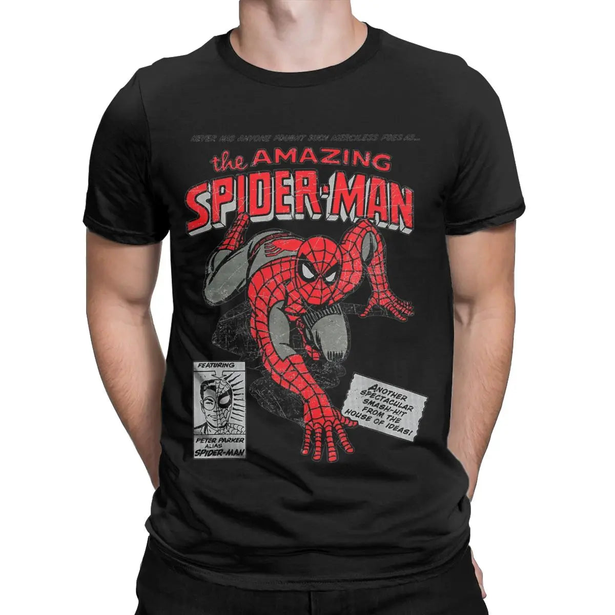 Retro Spider-Man Comic T-Shirt: Nostalgic Summer Style