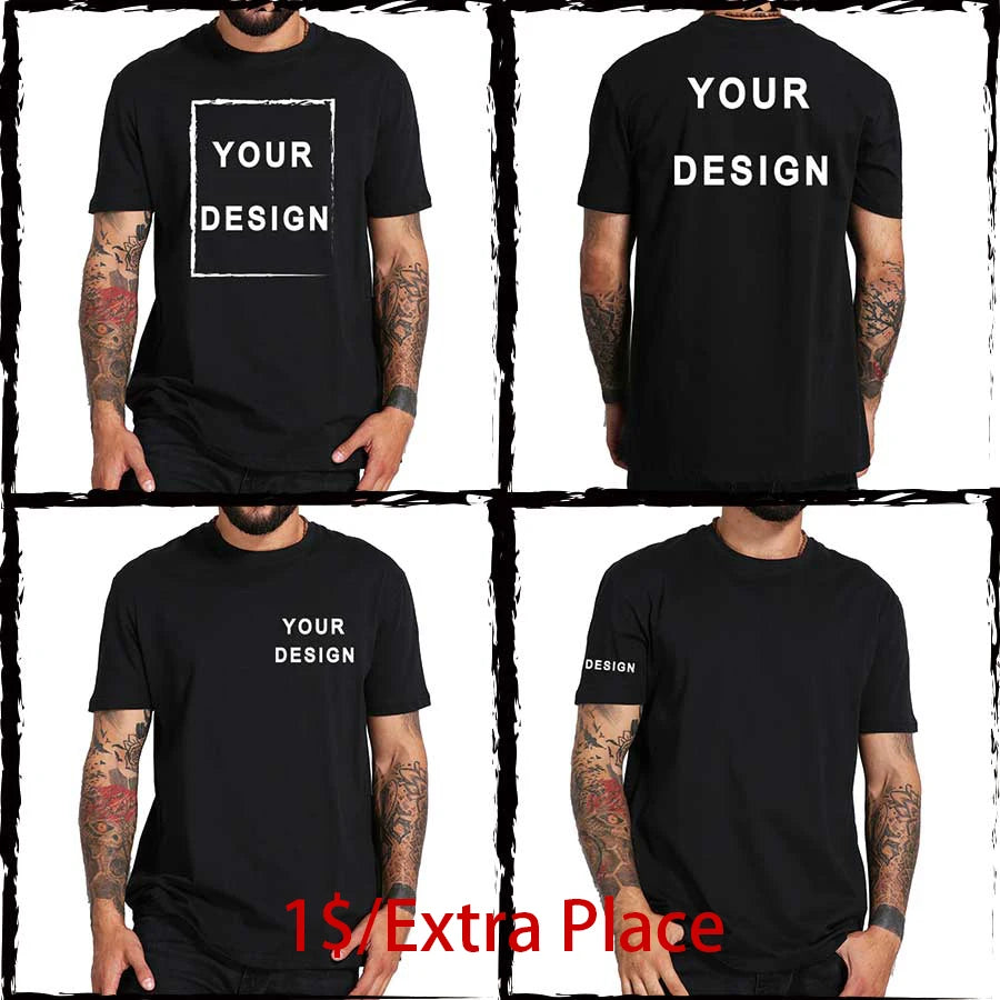 Custom 100% Cotton T-Shirt for Men: Your Canvas for Personal Expression